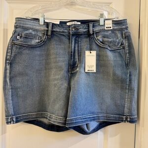 Judy Blue Faded Blue Jean Shorts